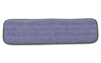 Microfiber Wet Mopping Pad, 18.5″ x 5.5″ x 0.5″, Green, 12/Carton
