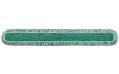 Hygen Dust Mop Heads With Fringe, Green, 60 In., Microfiber, Cut-End
