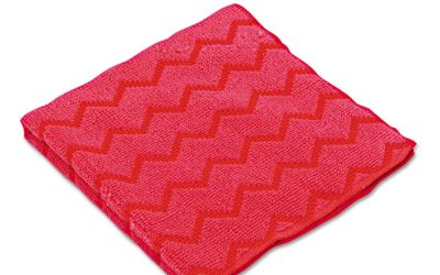 Hygen Microfiber Cleaning Cloths, 16 X 16, Red, 12/carton