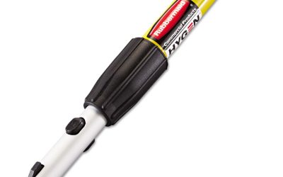 Hygen Quick-Connect Extension Handle, 48″ To 72″, Yellow/black