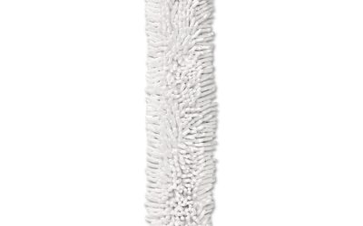 Hygen Quick-Connect Microfiber Dusting Wand Sleeve, White, 6/carton