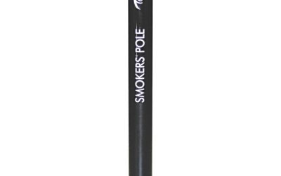 Smoker’s Pole, Round, Steel, 0.9 gal, 4 dia x 41h, Black