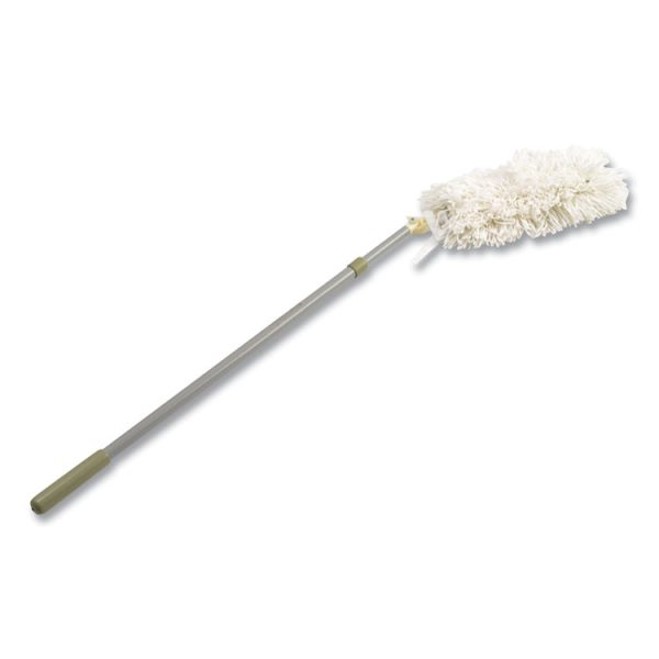 Hiduster Dusting Tool With Angled Launderable Head, 51" Extension Handle - Image 3