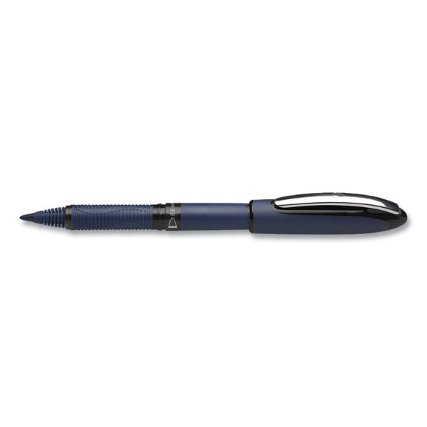 One Business Rollerball Pen, Stick, Fine 0.6 mm, Black Ink, Dark Blue/Black Barrel, 10/Box - Image 5
