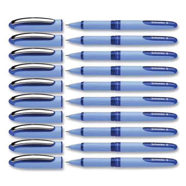 One Hybrid N Roller Ball Pen, Stick, Extra-Fine 0.3 mm, Blue Ink, Blue Barrel, 10/Box - Image 4