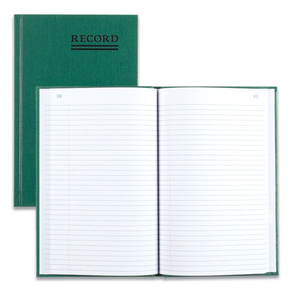 Emerald Series Account Book, Green Cover, 9.63 X 6.25 Sheets, 200 Sheets/book - Image 2