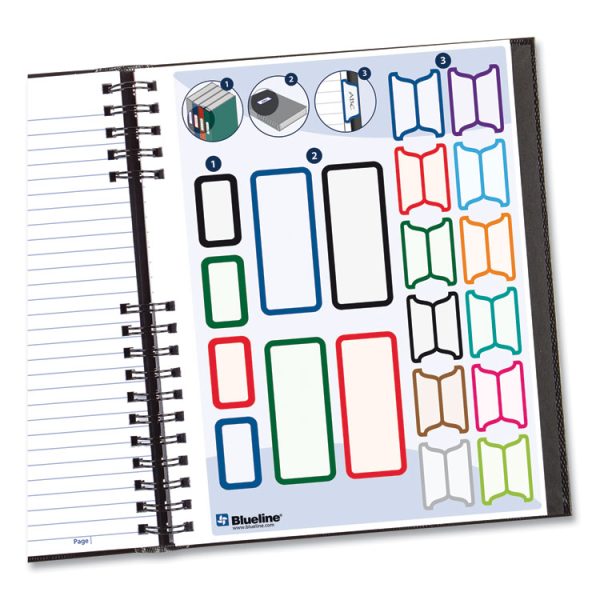 NotePro Notebook, 1-Subject, Medium/College Rule, Black Cover, (150) 11 x 8.5 Sheets - Image 4