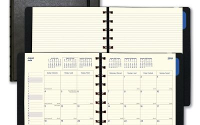 Soft Touch 17-Month Planner, 10.88 x 8.5, Black Cover, 17-Month (Aug to Dec): 2023 to 2024
