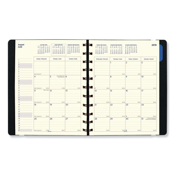 Soft Touch 17-Month Planner, 10.88 x 8.5, Black Cover, 17-Month (Aug to Dec): 2023 to 2024 - Image 3