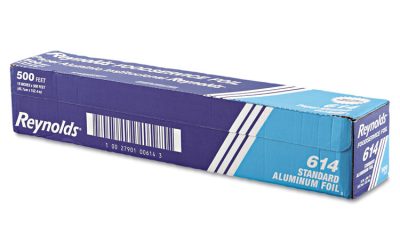 Standard Aluminum Foil Roll, 18″ X 500 Ft, Silver