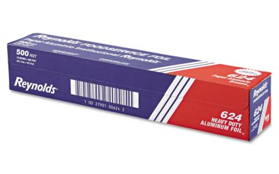 Heavy Duty Aluminum Foil Roll, 18″ X 500 Ft, Silver