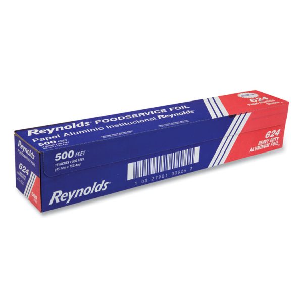 Heavy Duty Aluminum Foil Roll, 18" X 500 Ft, Silver - Image 2
