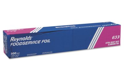 Extra Heavy-Duty Aluminum Foil Roll, 24″ X 500 Ft, Silver