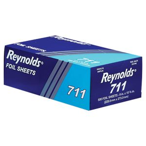 Pop-Up Interfolded Aluminum Foil Sheets, 9 X 10.75, Silver, 500/box, 6 Boxes/carton
