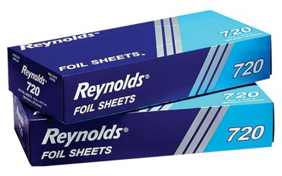 Pop-Up Interfolded Aluminum Foil Sheets, 12 X 10.75, Silver, 200/box, 12 Boxes/carton