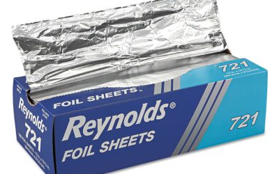 Pop-Up Interfolded Aluminum Foil Sheets, 12 X 10.75, Silver, 500/box