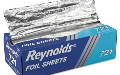 Interfolded Aluminum Foil Sheets, 12 X 10.75, Silver, 500/box, 6 Boxes/carton