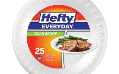 Soak Proof Tableware, Foam Plates, 10.25″ Dia, White, 25/pack 10 Packs/carton