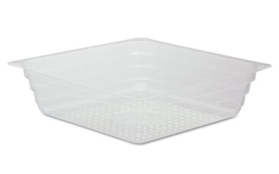 Reflections Portion Plastic Trays, Shallow, 4 Oz Capacity, 3.5 X 3.5 X 1, Clear, 2,500/carton