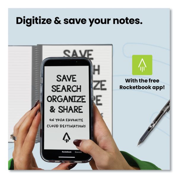 Core Smart Notebook, Dotted Rule, Black Cover, (18) 8.8 x 6 Sheets - Image 4