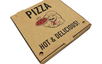 Pizza Boxes, 14 x 14 x 2, Kraft, Paper, 50/Pack