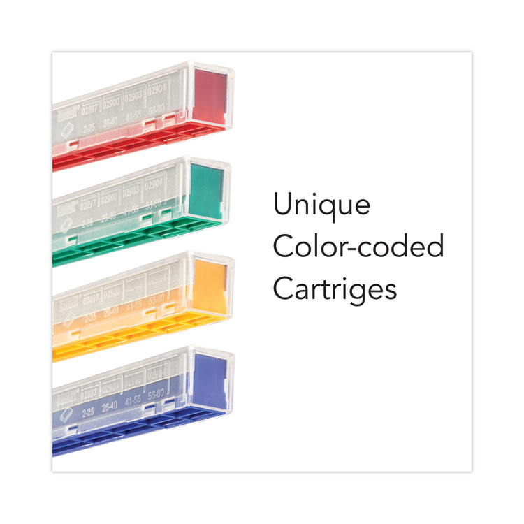 Staple Cartridge, 0.47" Leg, 0.5" Crown, Steel, 210/cartridge, 5 Cartridges/pack, 1,050/pack - Image 6