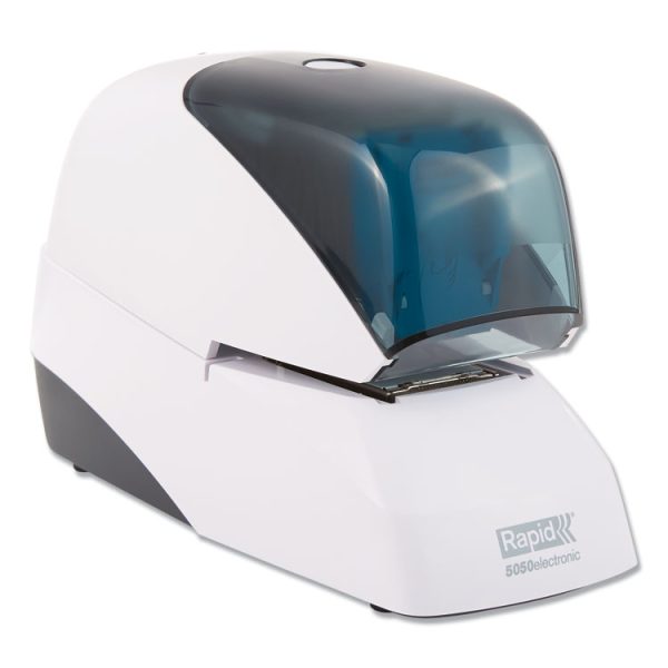 5050e Professional Electric Stapler, 60-Sheet Capacity, White - Image 3