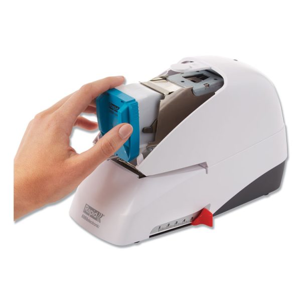 5050e Professional Electric Stapler, 60-Sheet Capacity, White - Image 5