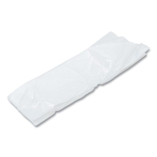 Poly Apron, 28 x 46,  One Size Fits All, White, 100/Pack, 10 Packs/Carton - Image 6