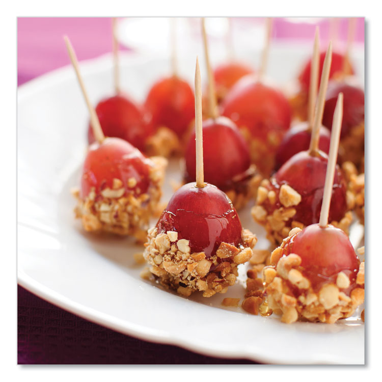 Round Wood Toothpicks, 2.5", Natural, 800/Box, 24 Boxes/Case, 5 Cases/Carton, 96,000 Toothpicks/Carton - Image 6