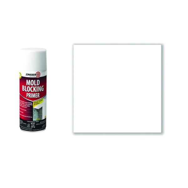 Mold Blocking Primer Spray, Interior/Exterior, Flat White, 13 oz Aerosol Can, 6/Carton - Image 2