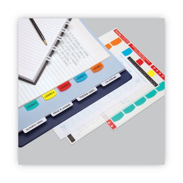 Laser Printable Index Tabs, 1/5-Cut, White, 2" Wide, 300/Pack - Image 6