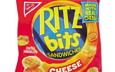 Ritz Bits, Cheese, 1.5 Oz Packs, 60/carton