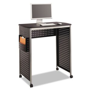 Scoot Stand-Up Desk, 39.5" X 23.25" X 41.75" To 42", Black