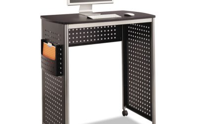 Scoot Stand-Up Desk, 39.5″ X 23.25″ X 41.75″ To 42″, Black