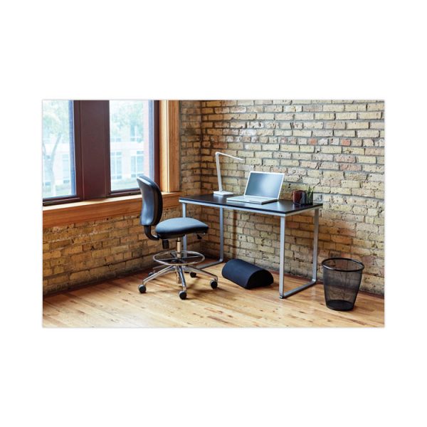 Steel Desk, 47.25" X 24" X 28.75", Black/silver - Image 3