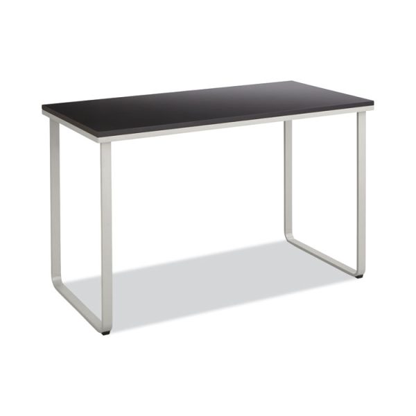 Steel Desk, 47.25" X 24" X 28.75", Black/silver - Image 2