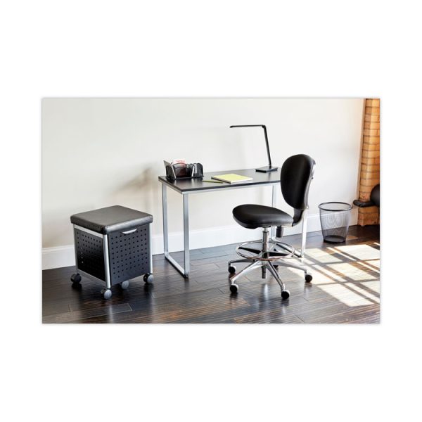 Steel Desk, 47.25" X 24" X 28.75", Black/silver - Image 10