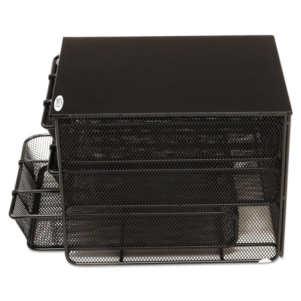 3 Drawer Hospitality Organizer, 7 Compartments, 11.5 x 8.25 x 8.25, Black - Image 8