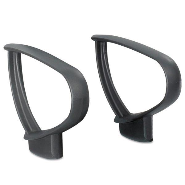 Optional Loop Arm Kit for Mesh Extended Height Chairs for Safco Vue Mesh Extended-Height Chairs, Black, 2/Set - Image 2