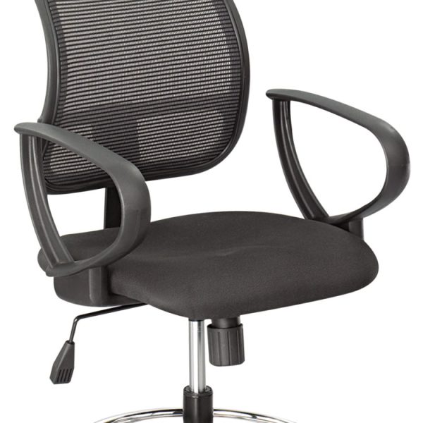 Optional Loop Arm Kit for Mesh Extended Height Chairs for Safco Vue Mesh Extended-Height Chairs, Black, 2/Set - Image 3