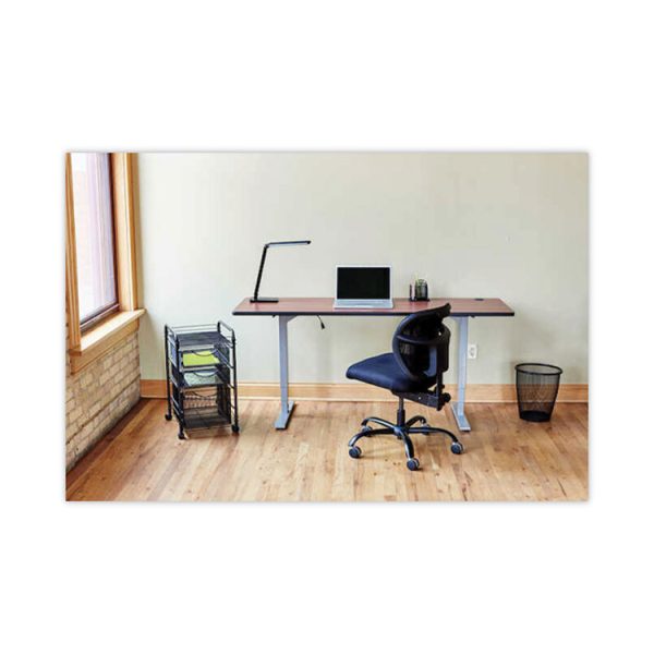Vue Intensive-Use Mesh Task Chair, Supports Up To 500 Lb, 18.5" To 21" Seat Height, Black - Image 5