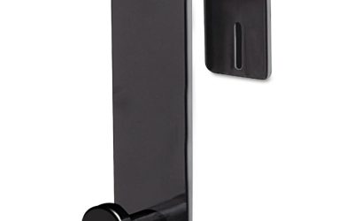 Plastic Coat Hook, 1-Hook, 1.75 x 5.25 x 4, Black