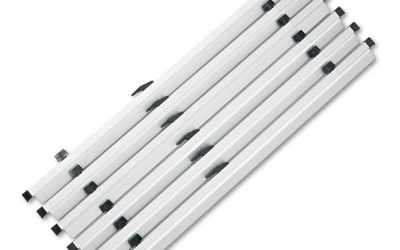 Sheet File Hanging Clamps, 100 Sheets Per Clamp, 30″ Length, 6/Carton