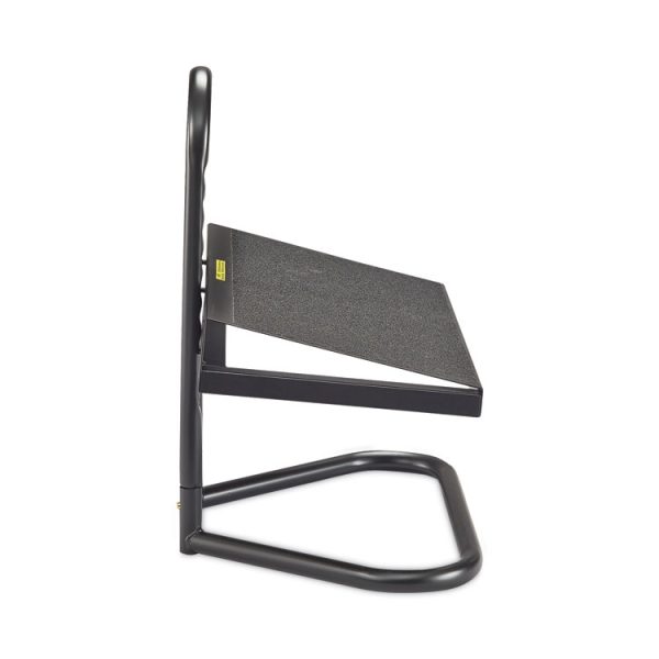 Task Master Adjustable Height Footrest, 20w X 12d X 5.5 To 15h, Black - Image 4