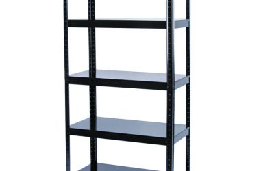 Boltless Steel Shelving, Five-Shelf, 36w X 18d X 72h, Black