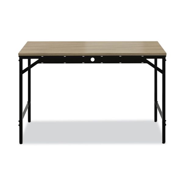 Simple Work Desk, 45.5" X 23.5" X 29.5", Walnut - Image 4
