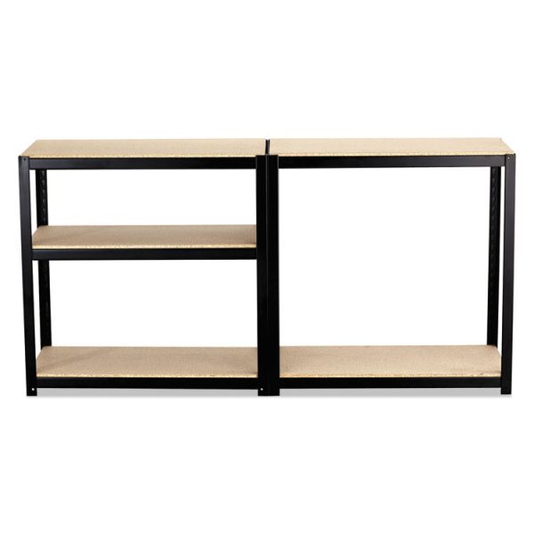 Boltless Steel/particleboard Shelving, Five-Shelf, 36w X 18d X 72h, Black - Image 3