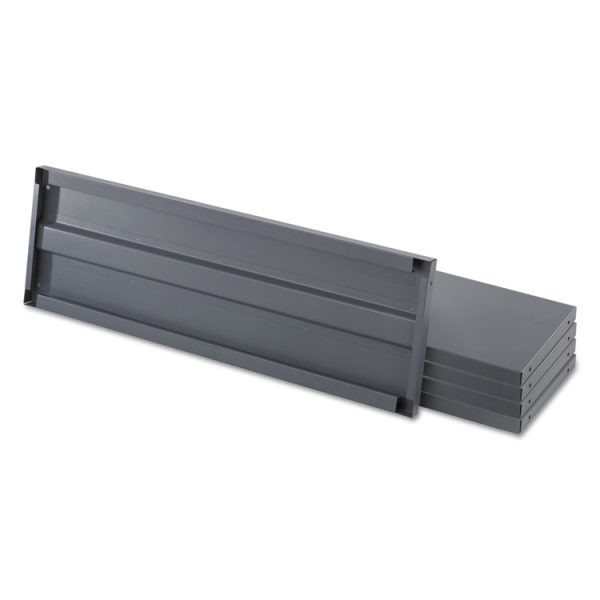 Commercial Steel Shelving Unit, Five-Shelf, 36w X 18d X 75h, Dark Gray - Image 4