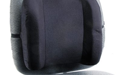 Remedease High Profile Backrest, 12.75 X 4 X 13, Black